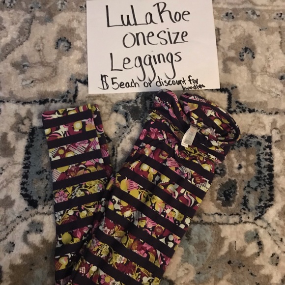 Women’s Lula Roe leggings one size - Picture 4 of 8